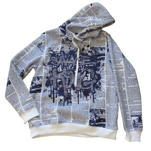 One Color One Nation OCON Mens Size Large‎ Hoodie Sweater Savage King Y2k